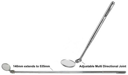 TELESCOPIC DENTIST MIRROR