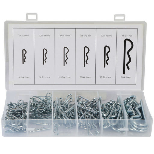 SPRING COTTER PIN KIT - 150 PIECES