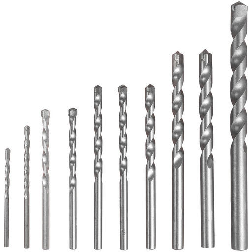 10 PIECE MASONRY DRILL SET
