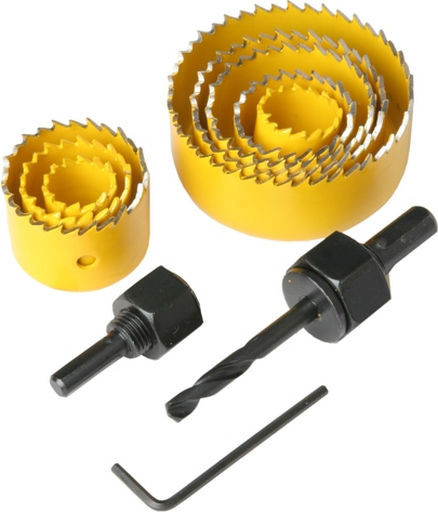 HOLE SAW KIT 16MM - 64MM