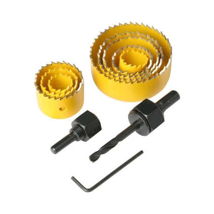 HOLE SAW KIT 16MM - 64MM
