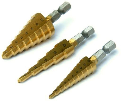 3 PIECE STEP DRILL SET