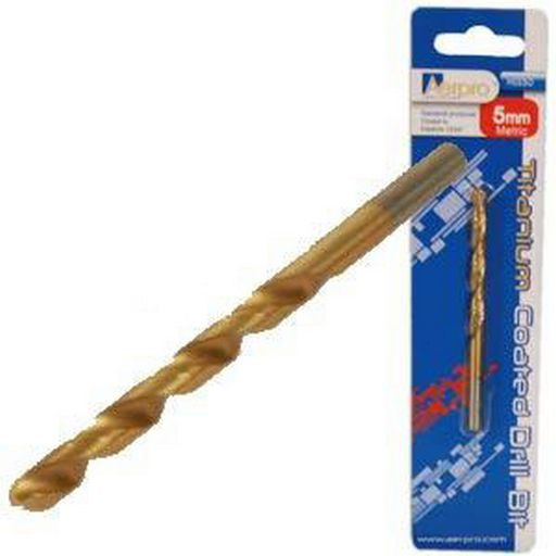 TITANIUM COATED HSS DRILL BITS
