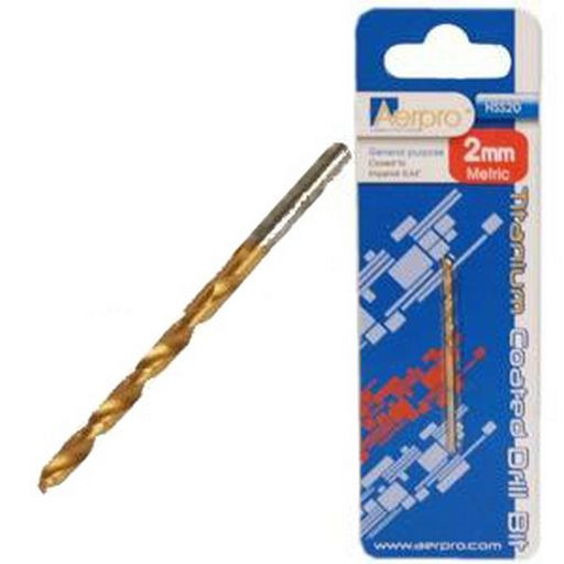 TITANIUM COATED HSS DRILL BITS