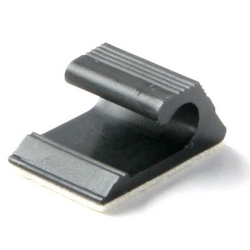 CABLE CLIPS ROUND STICK-ON 7MM