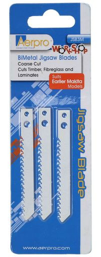 BI-METAL MAKITA FIT TIMBER JIGSAW BLADES 3PK
