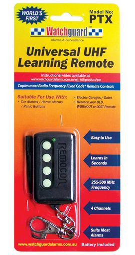 UHF LEARNING REMOTE CONTROL