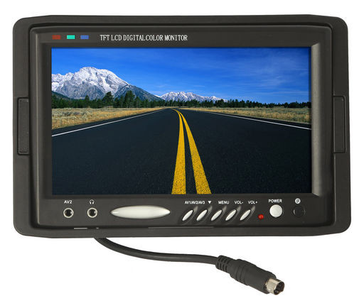 7" MONITOR VEHICLE 16:9 DASH/FLUSH MOUNT
