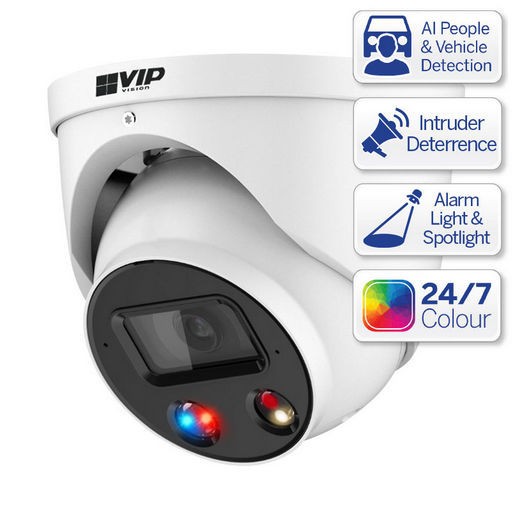 8MP IP CAMERA FIXED DETERRENCE TURRET