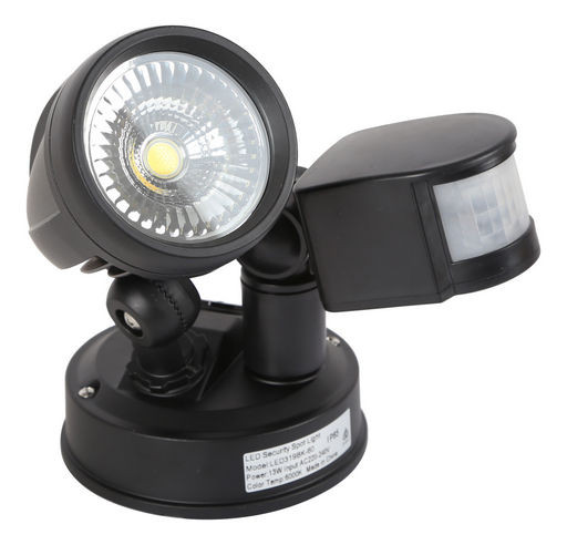 13W LED SECURITY SPOT LIGHT & MOTION SENSOR - IP54