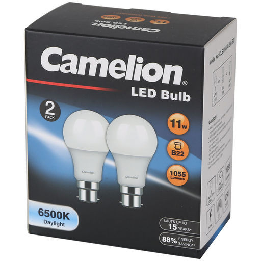 LED LIGHT BULB - B22 BAYONET TYPE - CAMELION