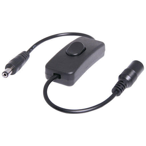 INLINE DC POWER LEAD SWITCH 2.1MM PLUGS