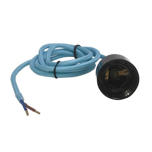E27 LAMP HOLDER CABLE TO 2x BARE WIRE