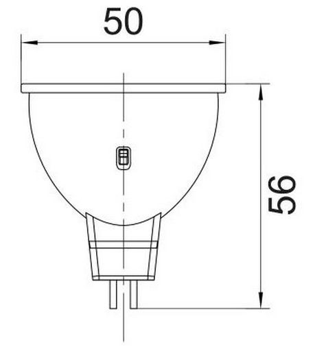 MR16 LED DOWN LIGHT 12V 6W TRI-CCT 60º