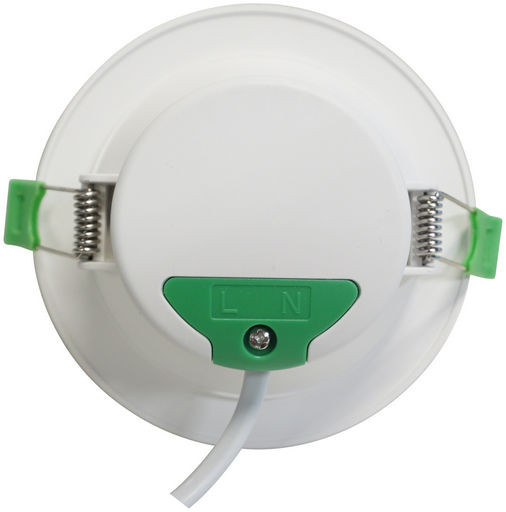 10W DIMMABLE LED DOWNLIGHT 110mmØ WITH CLIP-ON METAL FACEPLATE