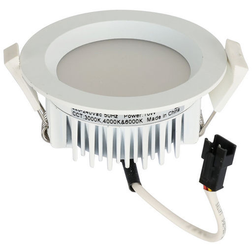 10W DIMMABLE LED DOWN LIGHTS 70mmØ - RECESSED