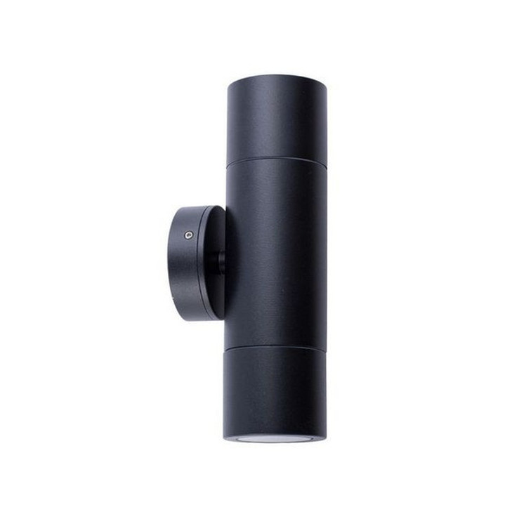 Wall Pillar Light U/d Black