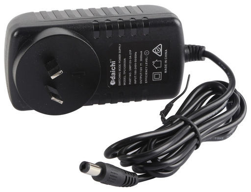12 VOLT 3A MAINS POWER ADAPTOR