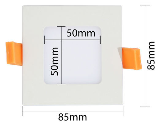 3W LED SLIM LIGHT SQUARE 12VDC 85MM²