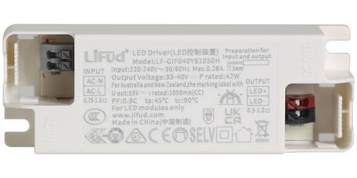 42W CC LED DRIVER 1050MA 33V-40V