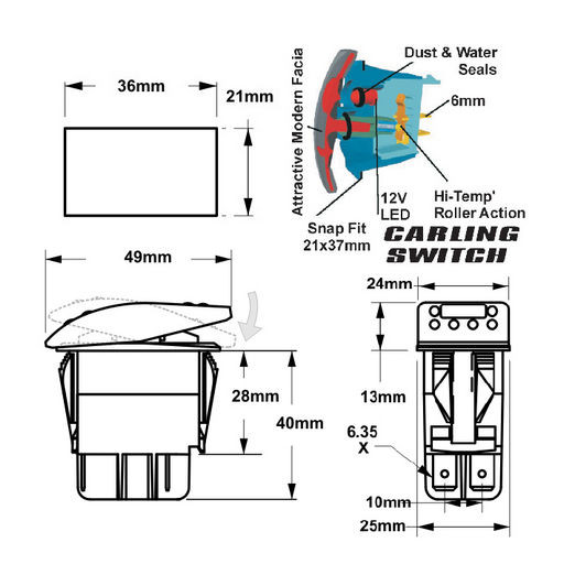 Carling® Contura® V‑Series™