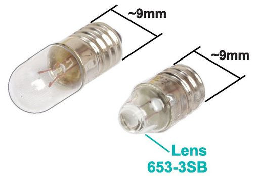PILOT LAMP 9mm SCREW