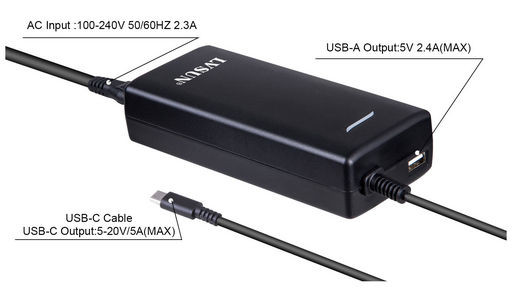 112W USB-C LAPTOP CHARGER