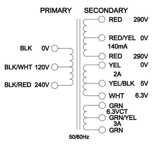 MAINS TRANSFORMER FOR MARSHALL© 18W