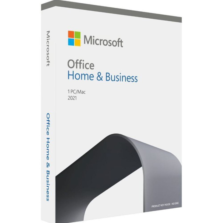 Microsoft Office Home and Business 2021 English APAC Medialess Retail New. Word, Excel, Power Point, Outlook for PC and Mac