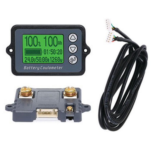 BATTERY MONITOR COULOMETER WITH SHUNT