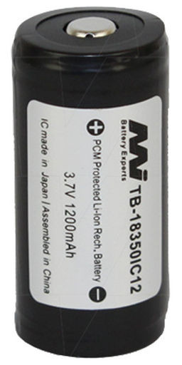 18350 Li-ION RECHARGEABLE TORCH BATTERY