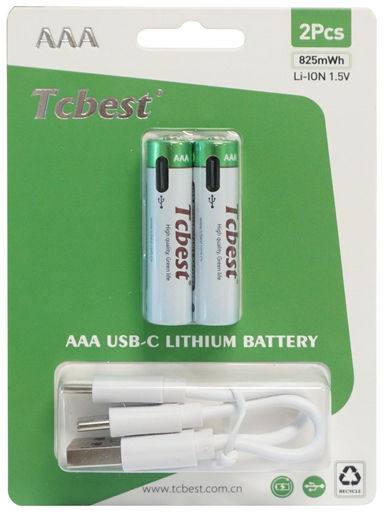 AAA USB RECHARGEABLE 1.5V