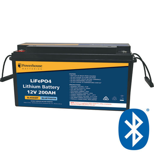 12.8V 200AH LiFePO4 BATTERY - BLUETOOTH®