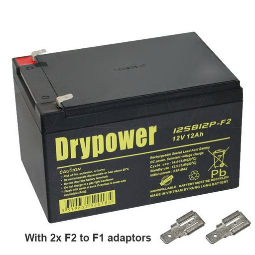 12V 12AH SLA DRYPOWER