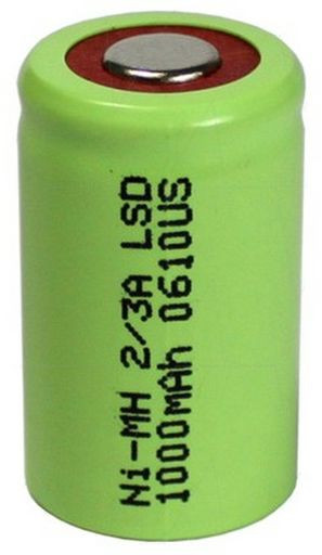 2/3 AA Ni-MH 1000mAh