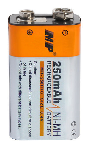 9V Ni-MH 250mAh