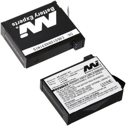 REPLACEMENT BATTERY GOPRO 4/4+