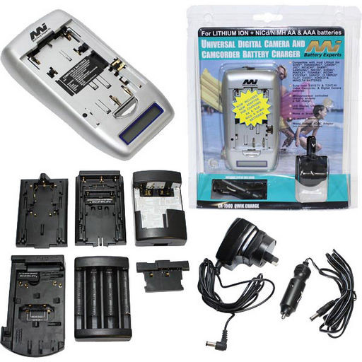CAMCORDER CHARGER - UNIVERSAL Ni-MH Li-Ion