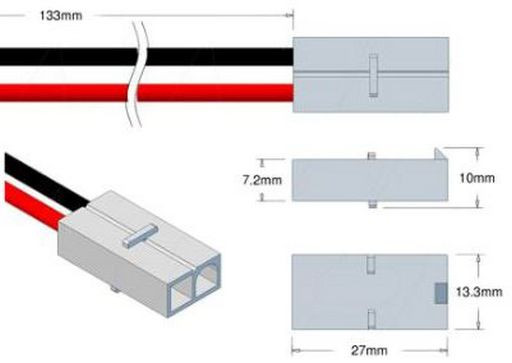 TAMIYA® PLUGS (SQUARE)