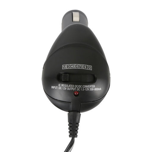 2 IN 1 MULTI-VOLTAGE 1.5-12V CAR POWER ADAPTOR & CD CASSETTE ADAPTOR