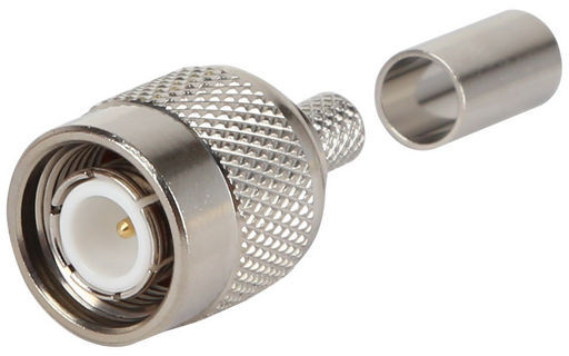 TNC PLUGS MALE CRIMP
