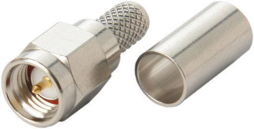 SMA MALE CRIMP RG58