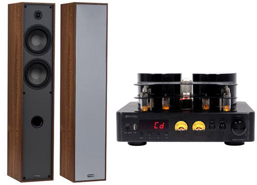 160W WIRELESS BT AMPLIFIER & 2 WAY TOWER SPEAKER BUNDLE