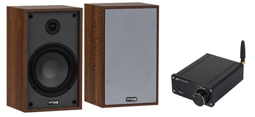100W WIRELESS BT CLASS-D AMP & 6½" 2 WAY BOOKSHELF SPEAKER BUNDLE