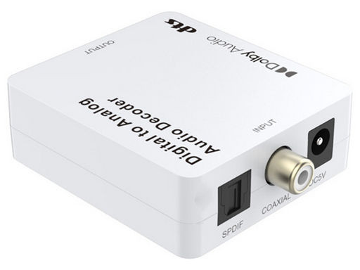 DIGITAL TO ANALOGUE CONVERTER AUDIO 24 BIT 192KHZ
