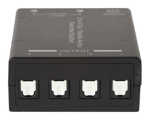 TOSLINK 2-IN SWITCH 4-OUT SPLITTER - PRO2