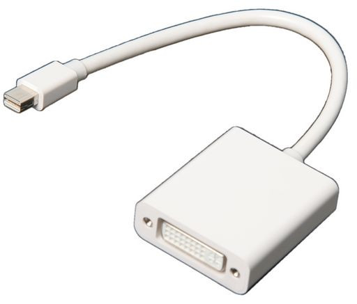 MINI-DISPLAYPORT TO DVI ADAPTOR