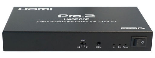HDMI EXTENDER 4-WAY OVER CAT6 1080p WITH IR