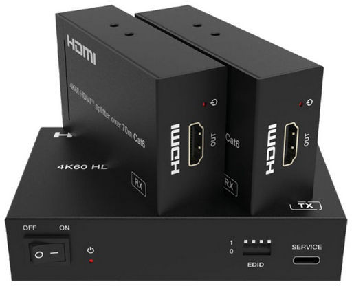 HDMI EXTENDER 2-WAY OVER CAT6 4K60