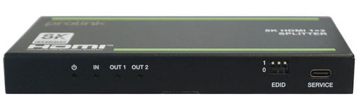 1x2 HDMI SPLITTER / EXTRACTOR 8K60 - PROLINK